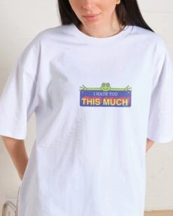 This Much Oversized Tee -Threadheads Clothing WhiteWomenOversized Front fc7252c6 5cf2 4ef6 a9bf a9d7872ceff6