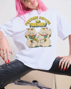 Fortune Oversized Tee -Threadheads Clothing White Oversized Front 22368b0d 9c83 4f2e 9051 123b01be350e