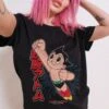Astro Boy Flight Women's Tee -Threadheads Clothing WomensTeesBlack Front 1 e0b255ff ec56 4351 9ed4 b3148b0d24d3