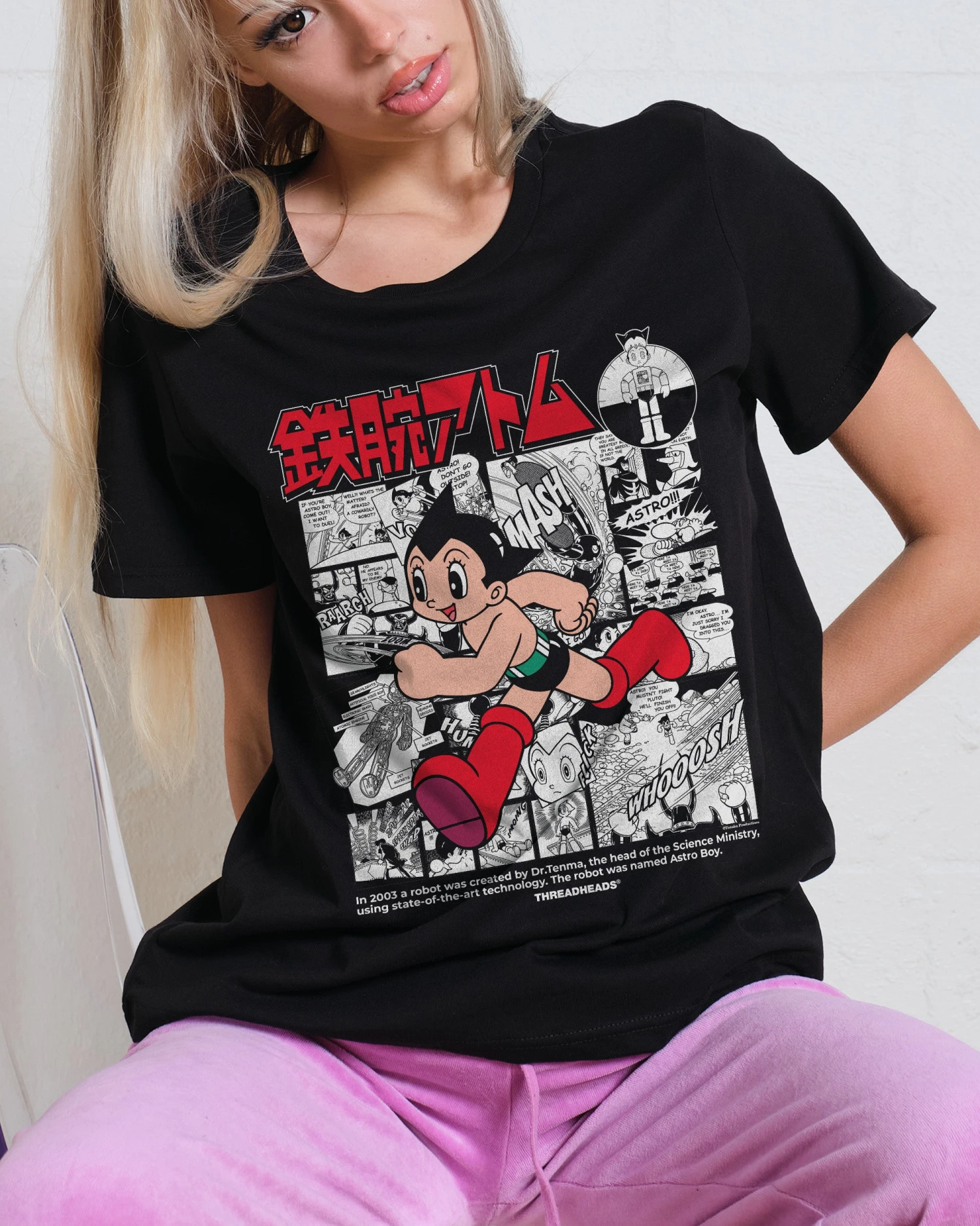 Manga Story Astro Boy Women's Tee 4 Manga Story Astro Boy Women's Tee - Image 2