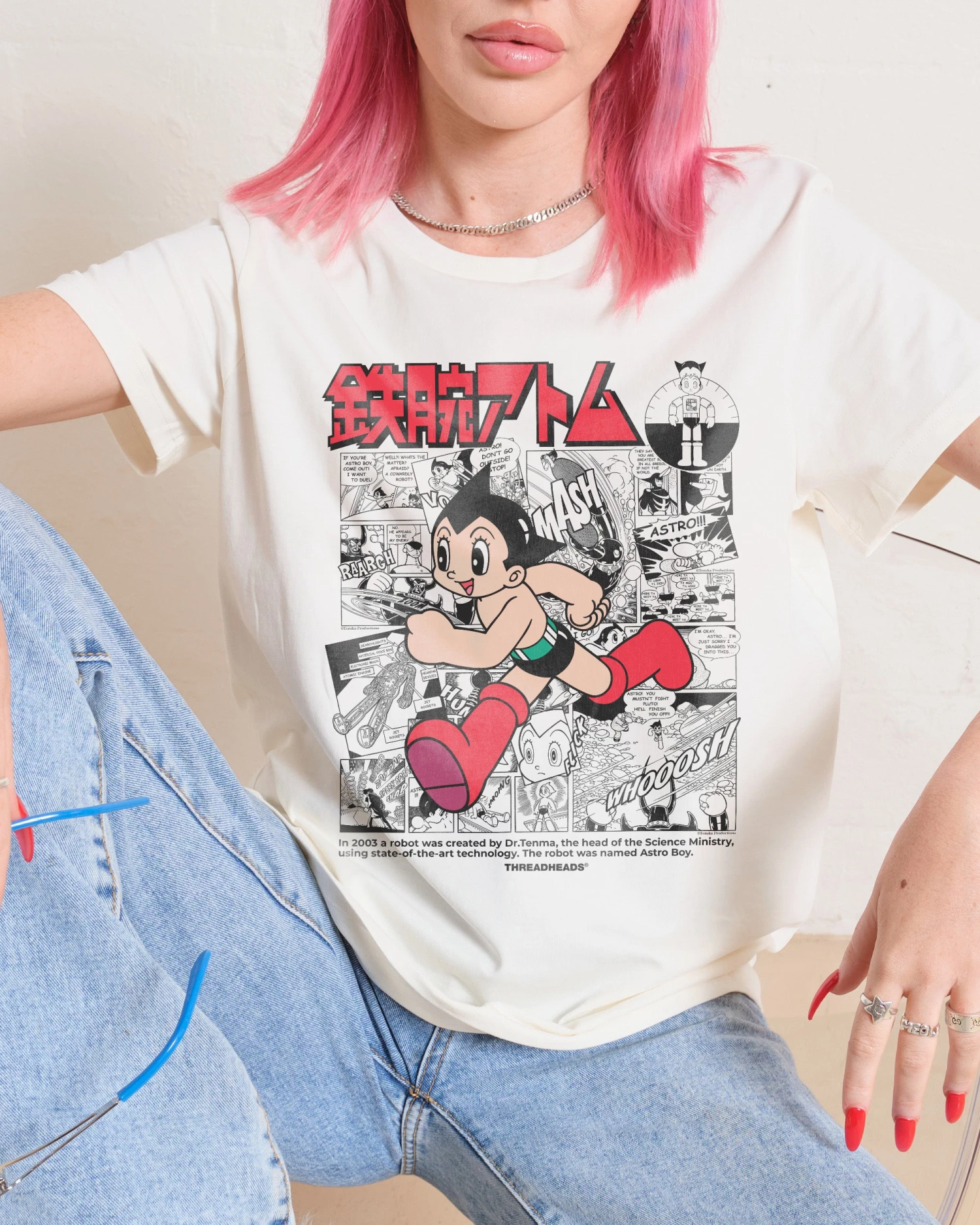 Manga Story Astro Boy Women's Tee 3 Manga Story Astro Boy Women's Tee