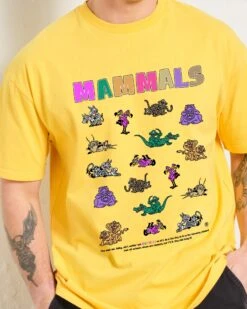 Mammals T-Shirt 13 Mammals T-Shirt -Threadheads Clothing Yellow Front 02b7cacb 1adb 4575 82e1 bb2803268c4f