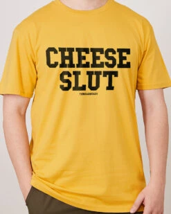 Cheese Slut T-Shirt -Threadheads Clothing Yellow Front 20f1755f 1b27 4604 92fc 8ebfb1539a75
