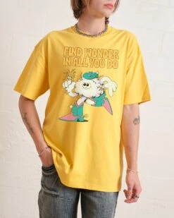 Find Wonder T-Shirt -Threadheads Clothing Yellow Front 2455e7e9 6101 43b5 850d 9f47a15da239