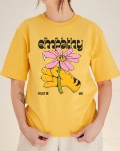 Empathy T-Shirt -Threadheads Clothing Yellow Front 261022c8 88c0 43b5 a18d 4e4987a57389