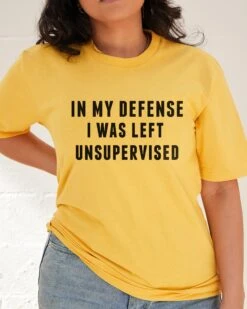Left Unsupervised T-Shirt -Threadheads Clothing Yellow Front 9f23db7c d400 420b a65f 253f0534c367