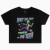 Be Rad Crop Tee -Threadheads Clothing black be rad crop tee