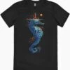 Dream In Blue T-Shirt -Threadheads Clothing black dream in blue mens tshirt
