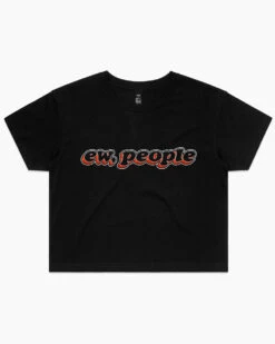 Ew People Crop Tee 10 Ew People Crop Tee -Threadheads Clothing black ew people crop tee