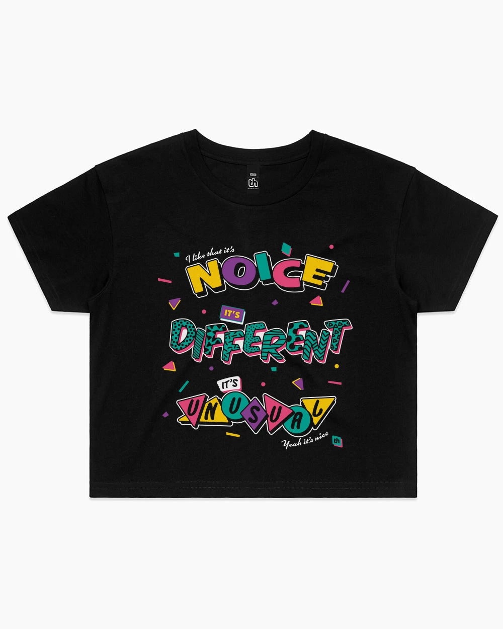 It's Noice It's Different It's Unusual Crop Tee 6 It's Noice It's Different It's Unusual Crop Tee - Image 4