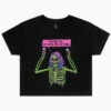 My Eyes Are Up Here Crop Tee 1 My Eyes Are Up Here Crop Tee -Threadheads Clothing black my eyes are up here crop tee