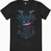 Samurai Mask Liquid Cut T-Shirt -Threadheads Clothing black samurai mask liquid cut mens tshirt