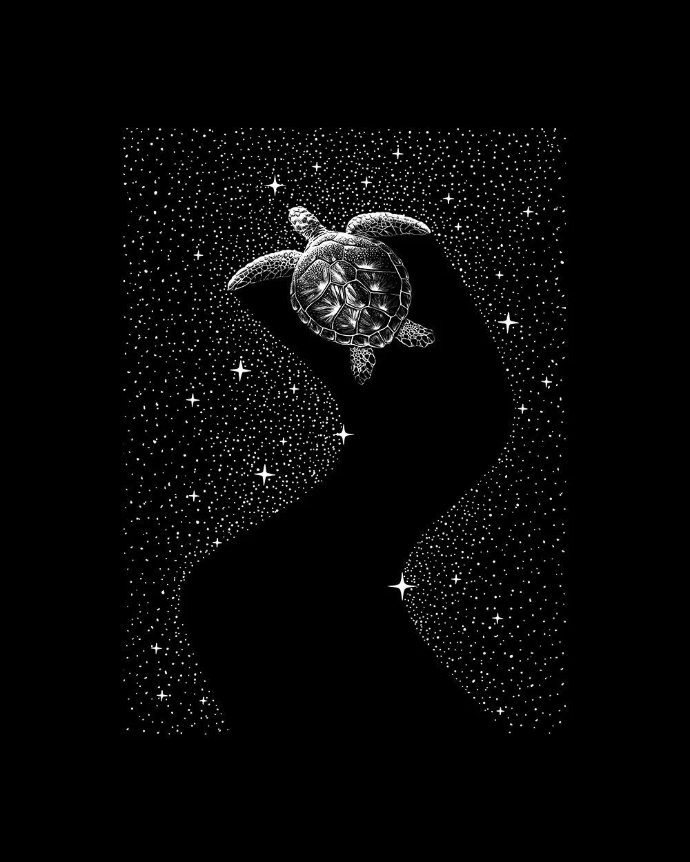 Starry Turtle T-Shirt 4 Starry Turtle T-Shirt - Image 2