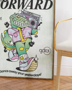 Groove Forward Art Print -Threadheads Clothing groove forward WallArtMockUp 3