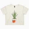 Indoor Plant Crop Tee -Threadheads Clothing natural indoor plant crop tee