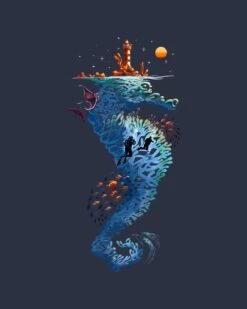 Dream In Blue T-Shirt 9 Dream In Blue T-Shirt -Threadheads Clothing navy dream in blue