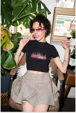 Psychotic Baby Tee -Threadheads Clothing psychotic black lifestyle