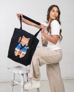 Sushi Meowster Tote Bag 7 Sushi Meowster Tote Bag -Threadheads Clothing sushicattote2