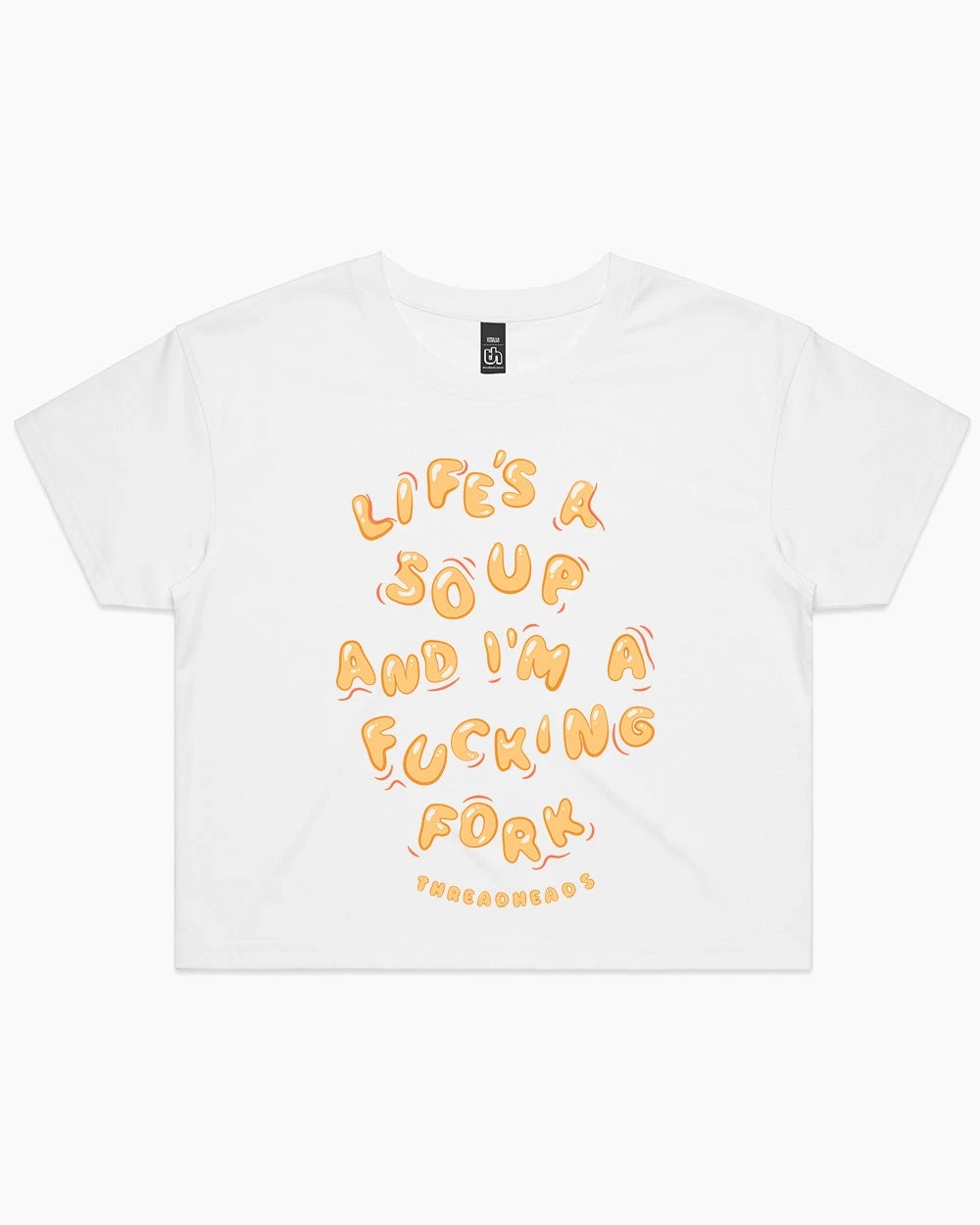 Life Is A Soup And I'm A Fork Crop Tee 4 Life Is A Soup And I'm A Fork Crop Tee - Image 2