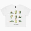 Avocardio Crop Tee -Threadheads Clothing white avocardio crop tee