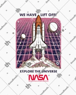 NASA Blast Off Tank -Threadheads Clothing white nasa blast off aa071a98 787a 42ff 9616 f72e80bce7c0