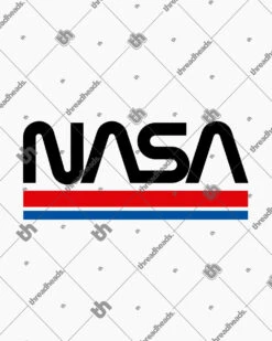 NASA Stripes Long Sleeve -Threadheads Clothing white nasa stripes a7c1fb74 3278 4dbb ba7b e1a2fc82b43b