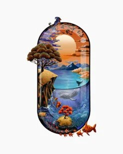 Nature Is Medicine T-Shirt -Threadheads Clothing white nature medicine