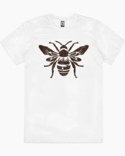 Save The Bees T-Shirt -Threadheads Clothing white save the bees mens tshirt