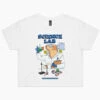 Science Lab Crop Tee -Threadheads Clothing white science lab crop tee