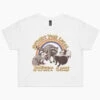 Street Cats Crop Tee -Threadheads Clothing white street cats crop tee